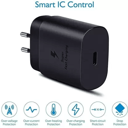 Super Fast 45W Charging Travel Adapter Type-C To Type-C (Black) - Pinoyhyper