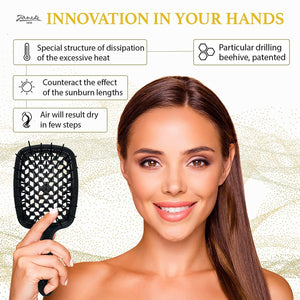 Super Hair Detangling Brush (Colored Frame) - Pinoyhyper