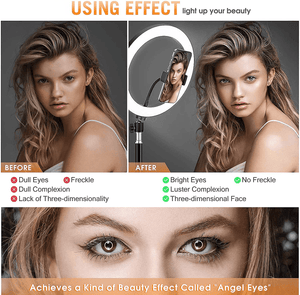 Tchibo LED Ring Light With Stand Make Face & Eye In Beauty - Selfie Light - Pinoyhyper