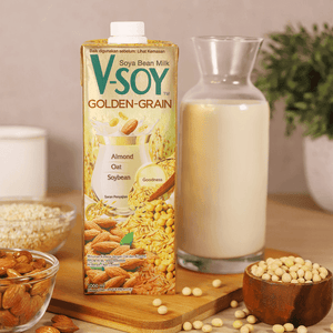 V-Soy Golden Grain Soya Bean Milk - 1000ml - Pinoyhyper