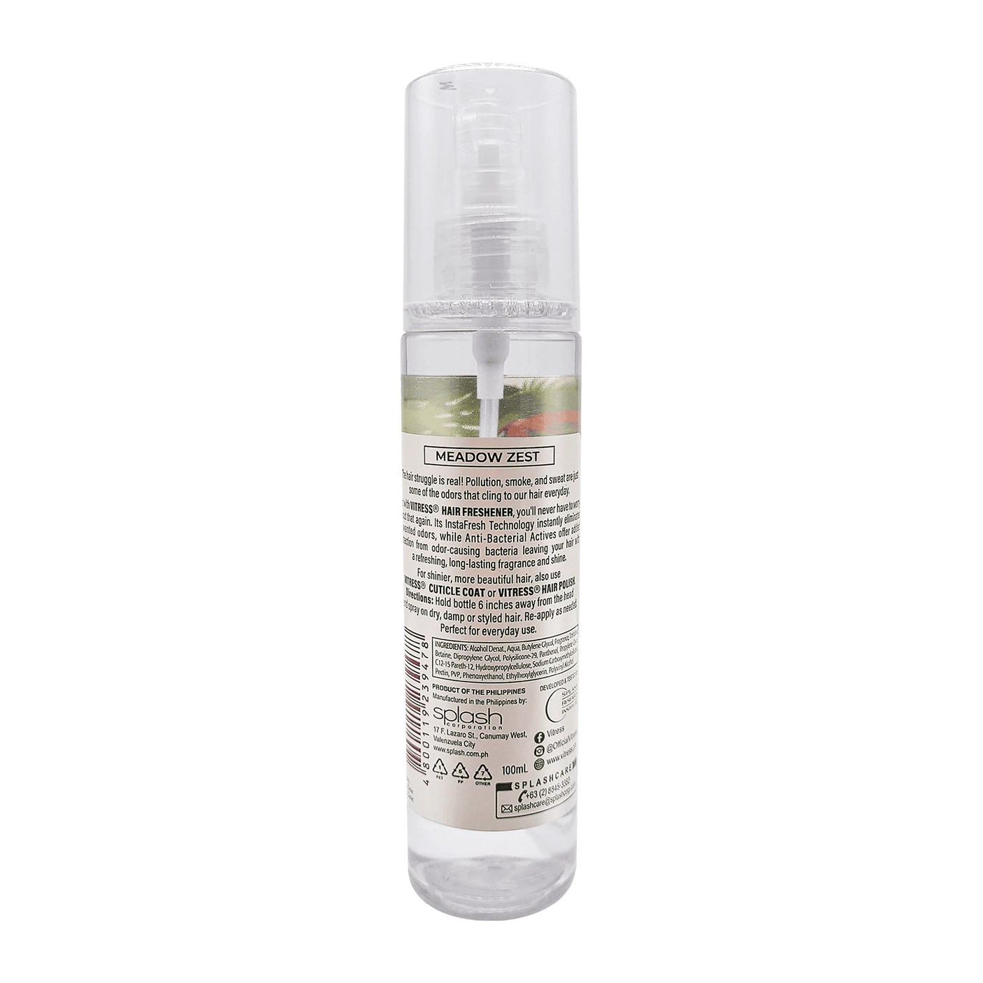 VITRESS Hair Freshener Meadow Zest - 100ml - Pinoyhyper