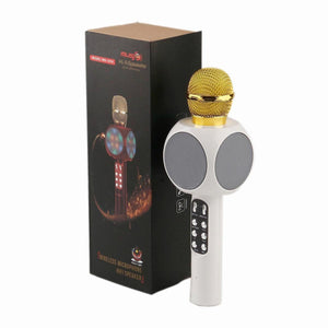 Wireless Bluetooth Microphone Karaoke With LED Light WS-1816 - Pinoyhyper