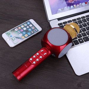 Wireless Bluetooth Microphone Karaoke With LED Light WS-1816 - Pinoyhyper
