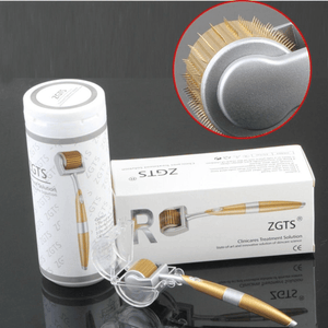 ZGTS Derma Roller Professional Gold Plated 192 Needles - 0.5mm - Pinoyhyper
