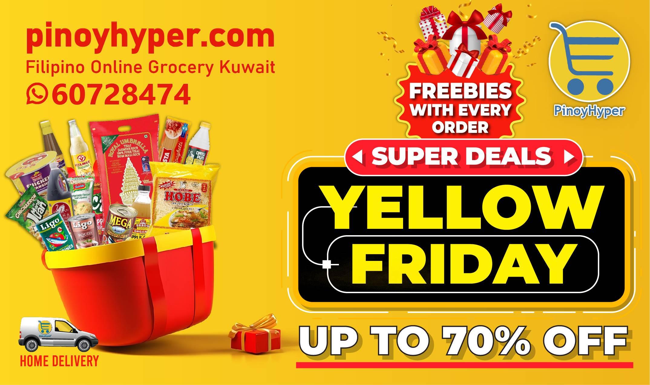 Buy Yellow Friday Sale Same Day Delivery in Kuwait – Page 2 – Pinoy ...