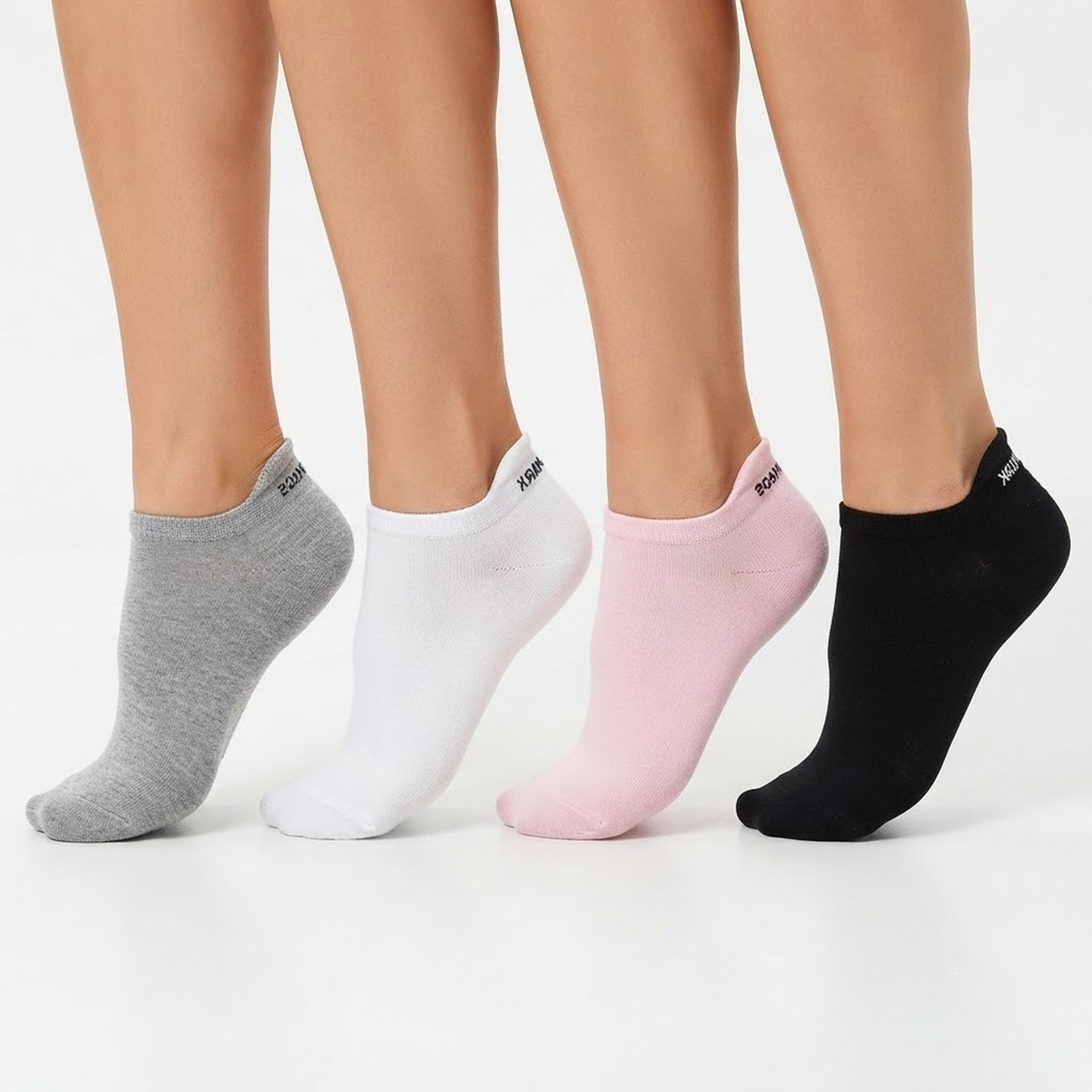 جوارب "ميس كوتون" (Miss Cotton) بقصة منخفضة من "سوك مارك" (Socmark) - 3 أزواج (DC-2319D)