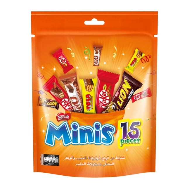 Nestle Minis Assorted Chocolate Bars - 15Pcs