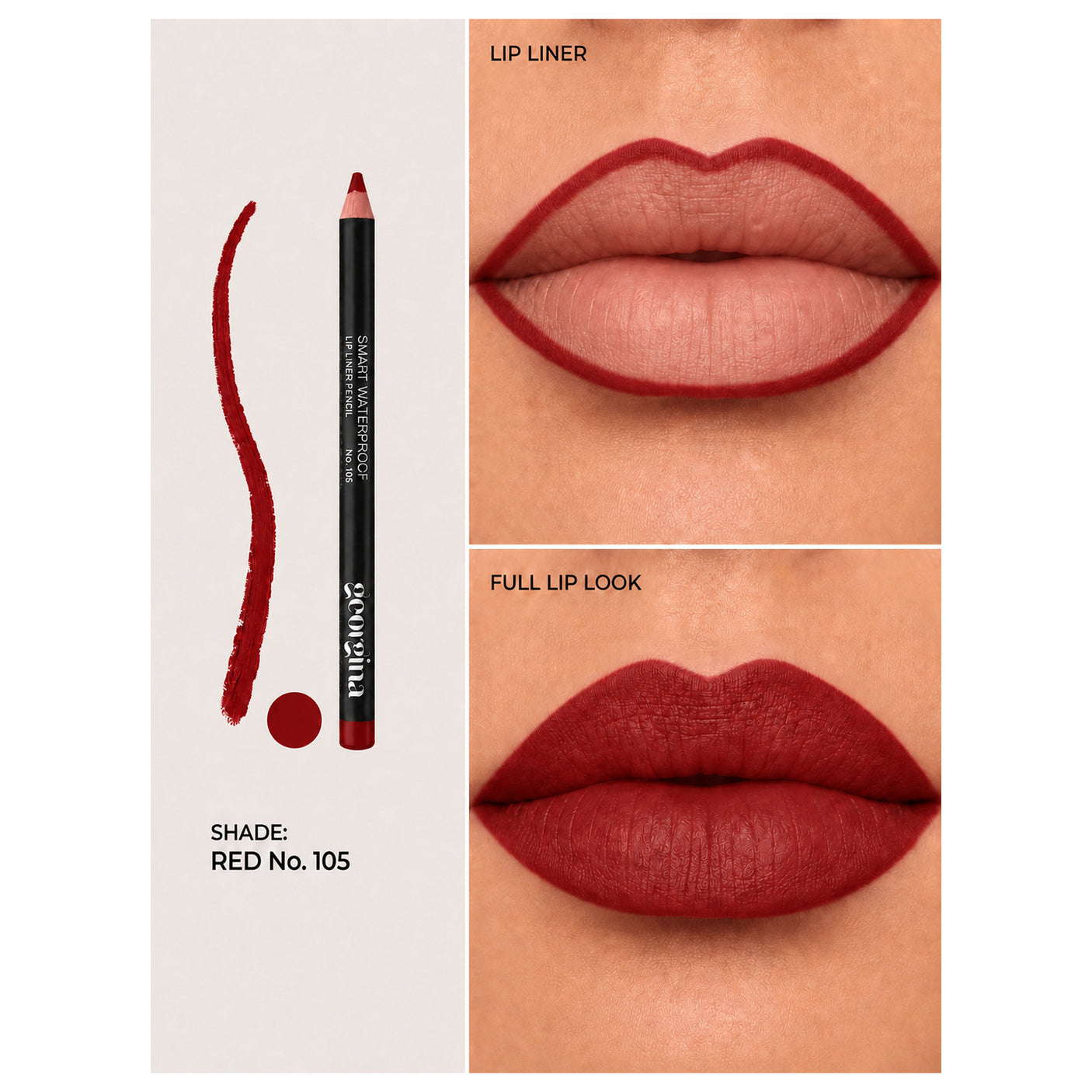 Georgina Smart Waterproof Lip Liner Pencil