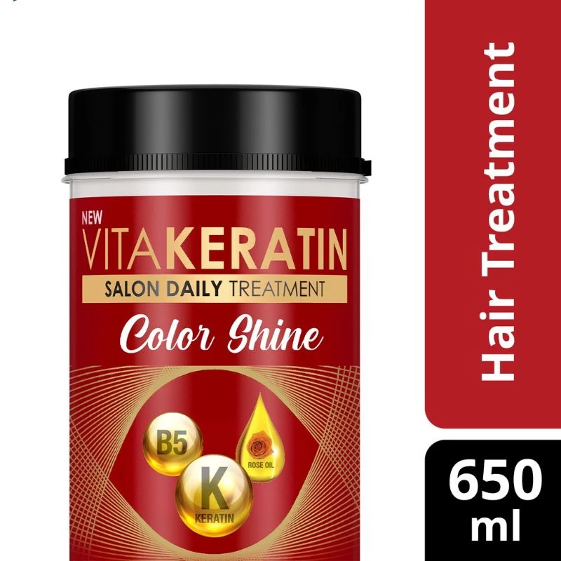 Vita Keratin Salon Hair Treatment Color Shine - 650ml