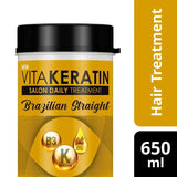Vita Keratin Salon Hair Treatment Brazilian Straight - 650ml