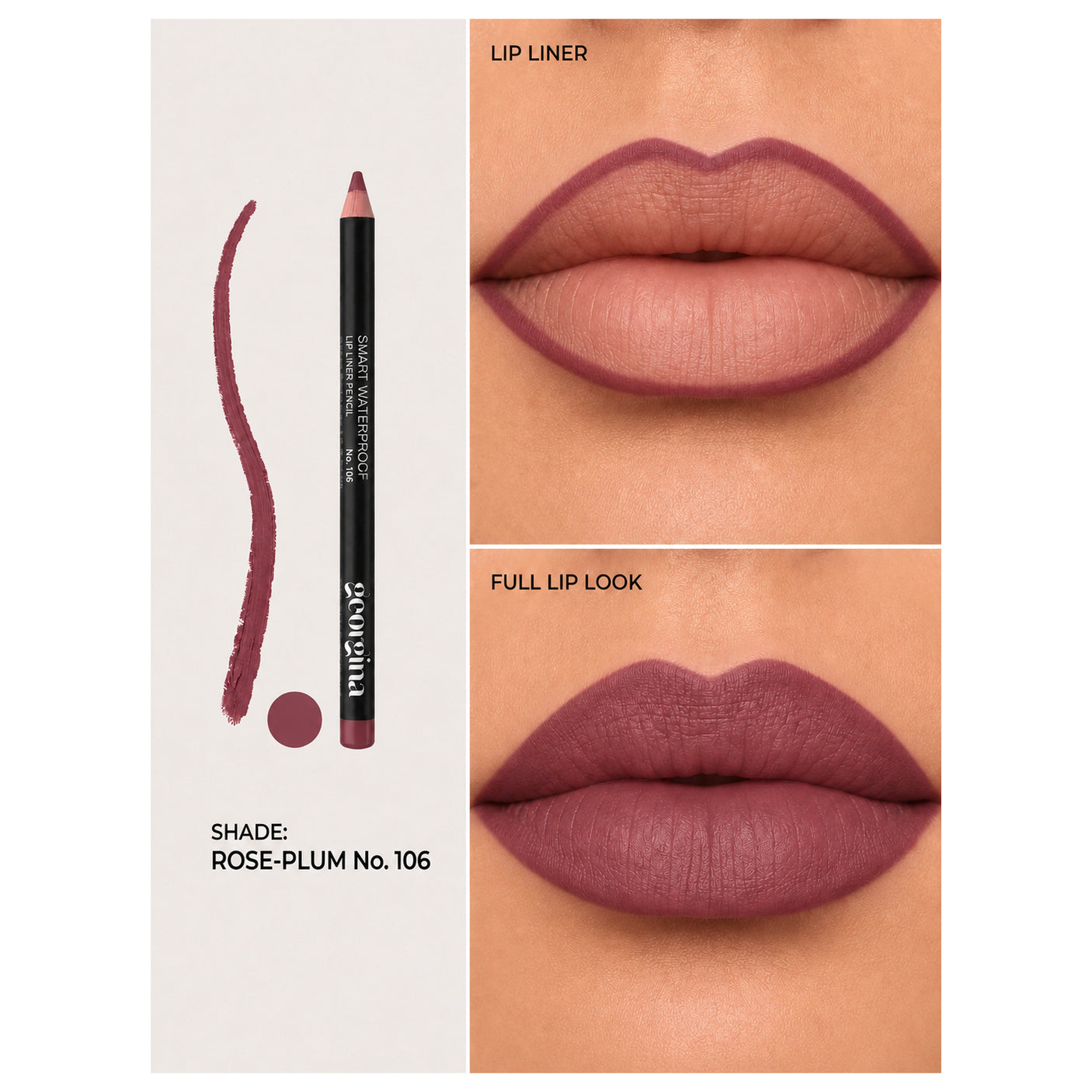 Georgina Smart Waterproof Lip Liner Pencil