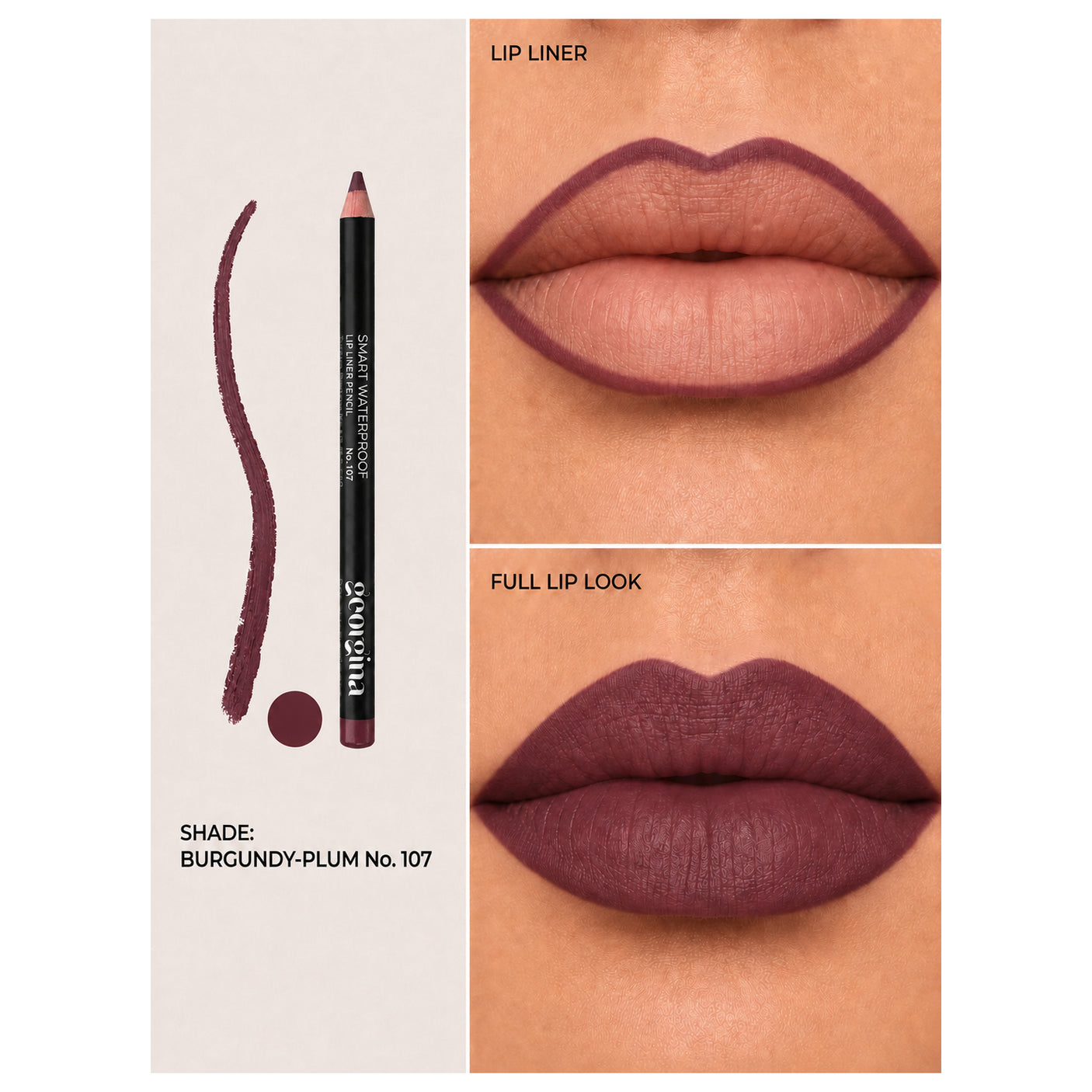 Georgina Smart Waterproof Lip Liner Pencil