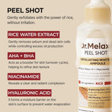 Dr.Melaxin Peel Shot Exfoliating With White Rice Ampoule - 80ml