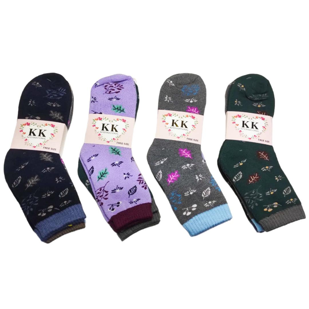 Premium Quality Breathable Warm Cotton Socks 3 Pairs MQ-074