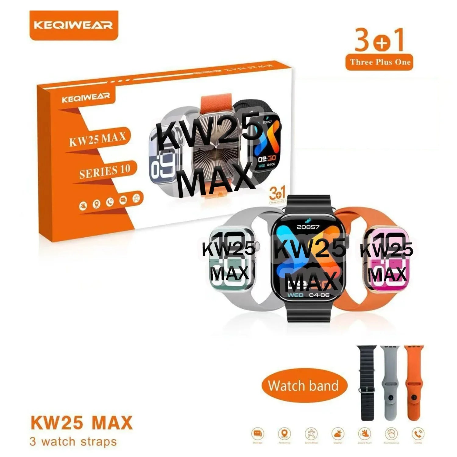 Keqiwear Multi-Function Smartwatch - KW25 Max