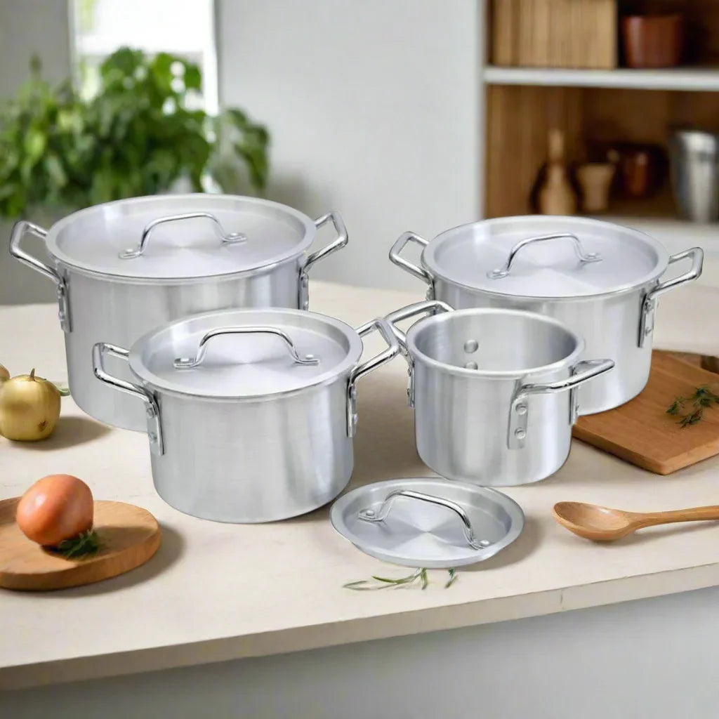 Aluminum Stock Pot 8 Pcs Set