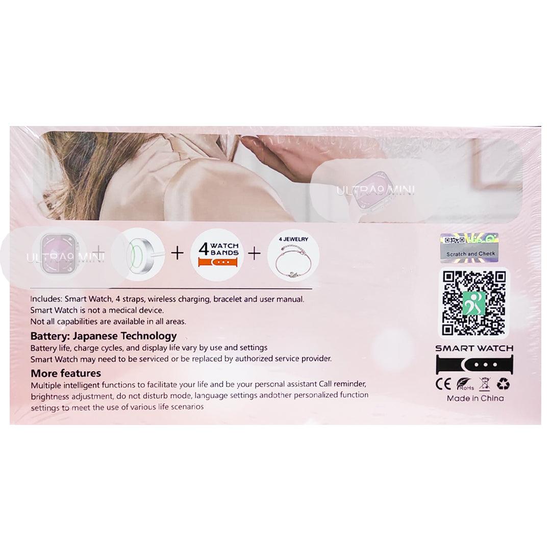 ساعة ذكية Hie-Q + 4 مجوهرات بأربعة أحزمة - HQ U9 Mini