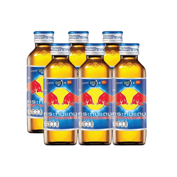 Thai Red Bull Krating Daeng Original Energy Drink 150ml (5+1) Offer