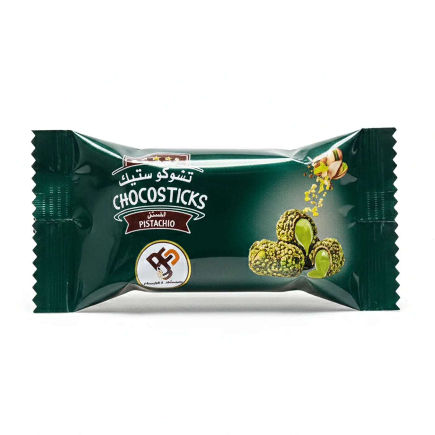 Bonecrepe Chocosticks Pistachio Premium Chocolate - 200g