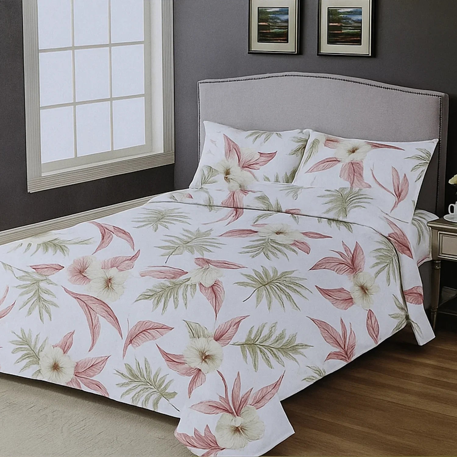 Active High Quality Bed Sheet With One Pillow Cover - 150 x 230 CM