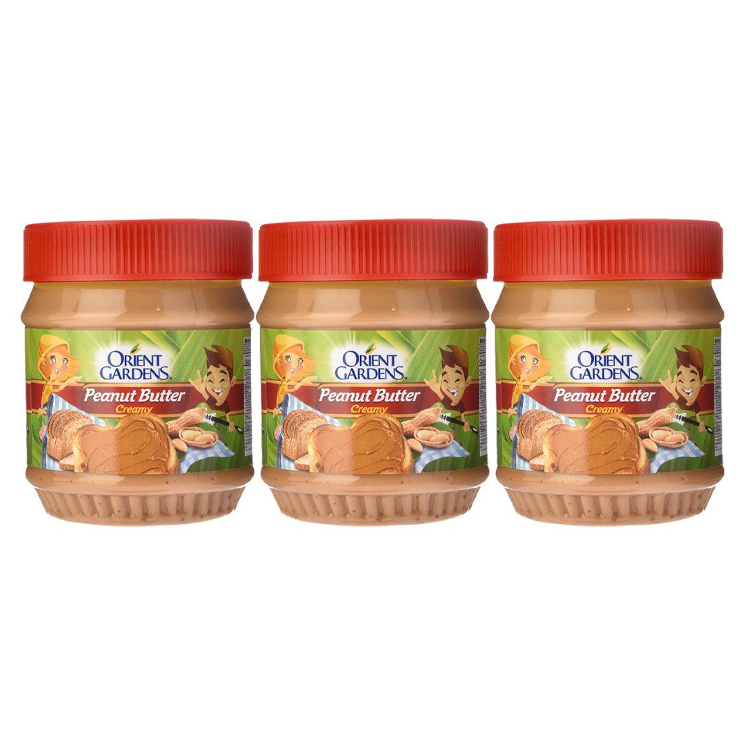 Orient Gardens Peanut Butter Creamy - 340g × 3 Pcs