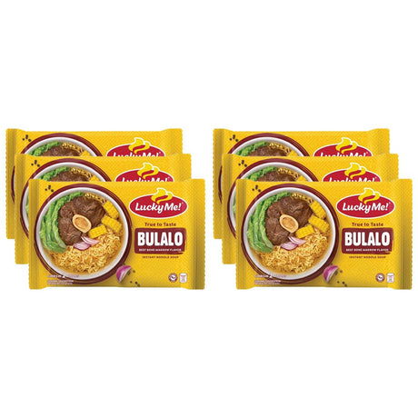 Lucky Me Instant Noodles Soup Bulalo - 55g (5+1) Offer