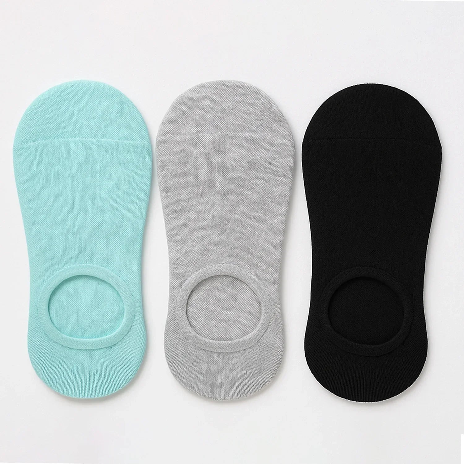 Soft Elastic Ankle Socks - 3 Pairs D-106-M
