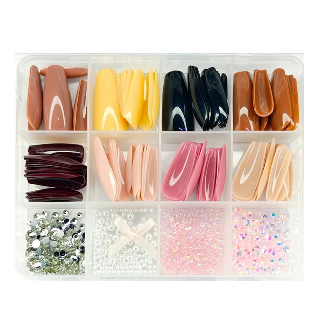 Nails Decoration 3D Multi Shapes Fake Nails
