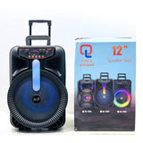 QL 2000W Stereo Wireless Portable Speaker 12" With Mic QL-1204
