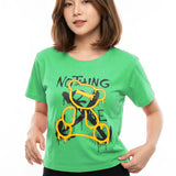 Fashion Teddy Bear Print Women's T-Shirt #1028