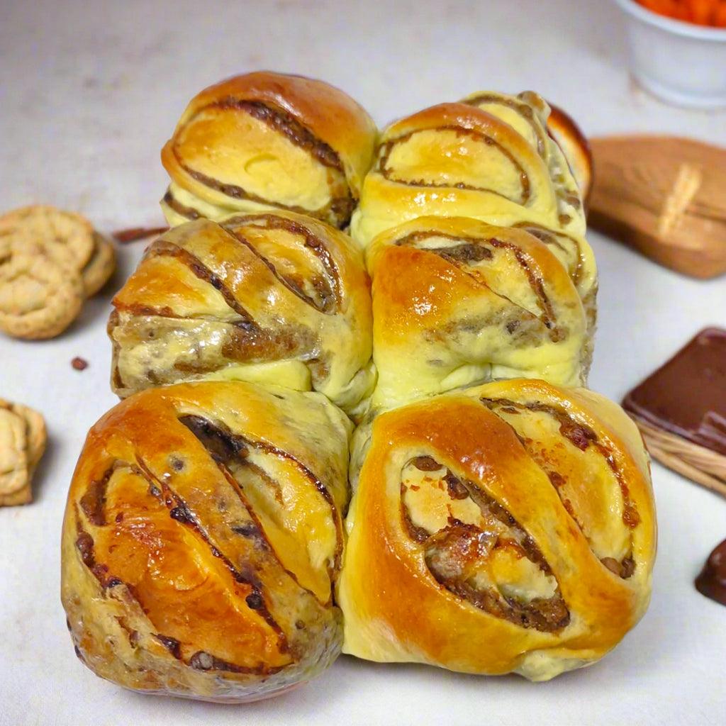 Chocolate Hopia Bread