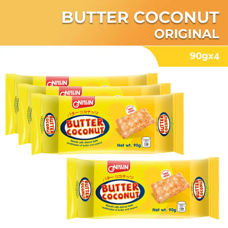 Nissin Butter Coconut Biscuits - 90g (3+1) Offer