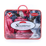 Scorpio Super Soft Double Size Single Ply Blanket - 200 × 240CM