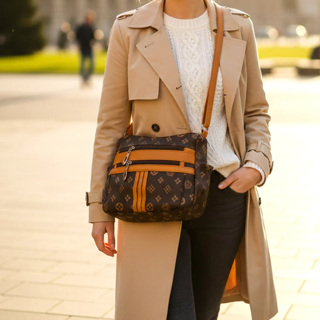 Casual Women's Shoulder Bag with Adjustable Strap 8701-1#