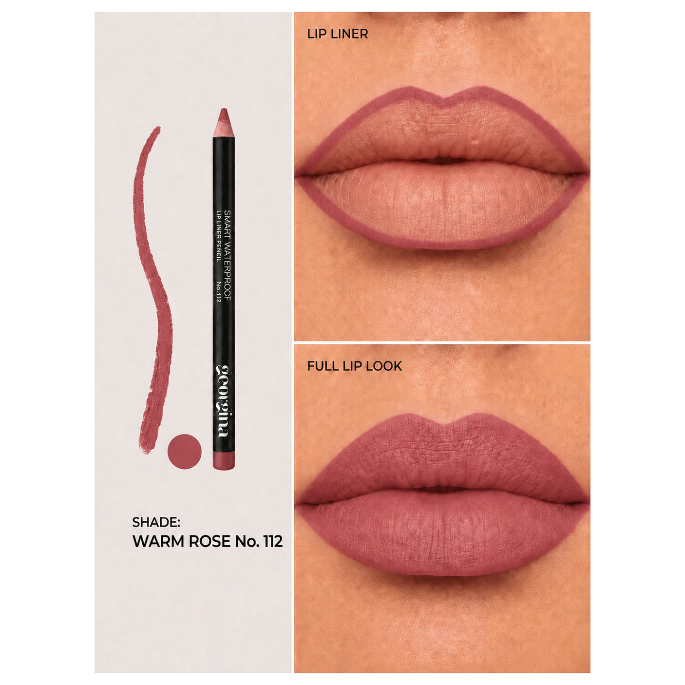 Georgina Smart Waterproof Lip Liner Pencil