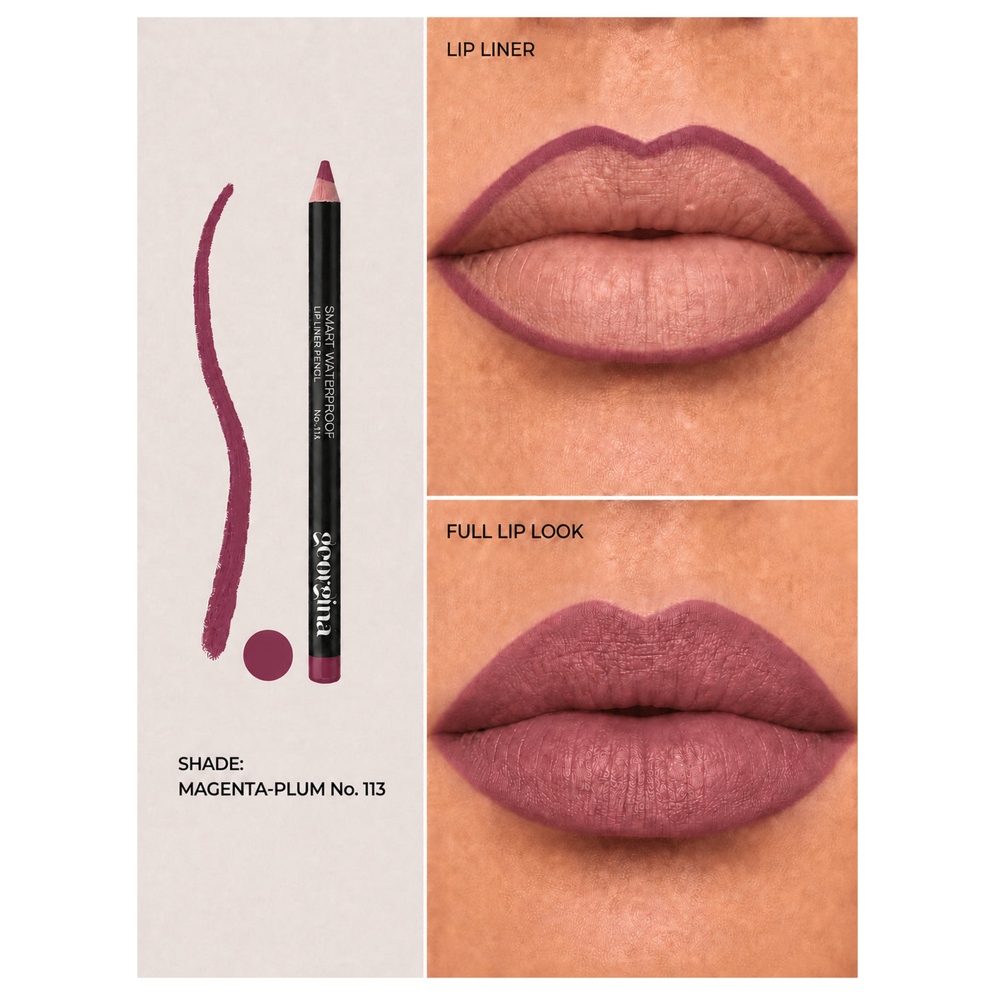 Georgina Smart Waterproof Lip Liner Pencil