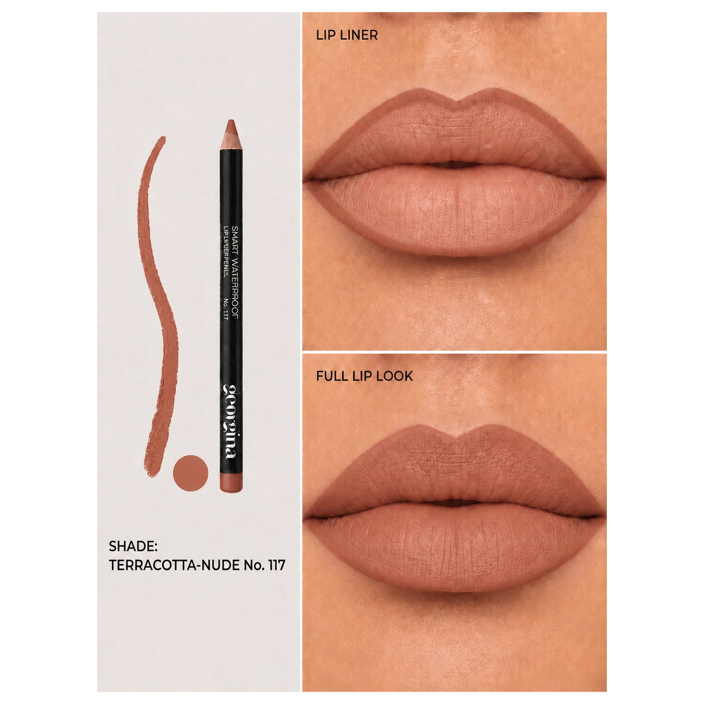 Georgina Smart Waterproof Lip Liner Pencil