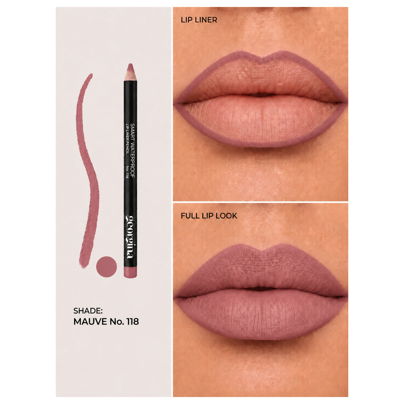 Georgina Smart Waterproof Lip Liner Pencil