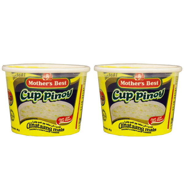 Mothers Best Cup Pinoy Ginataang Mais - 40Gm x 2 Pcs