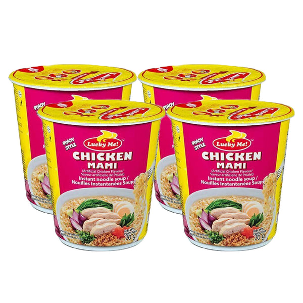 Lucky Me Chicken Mami Cup Noodles 70gm (3+1) Offer