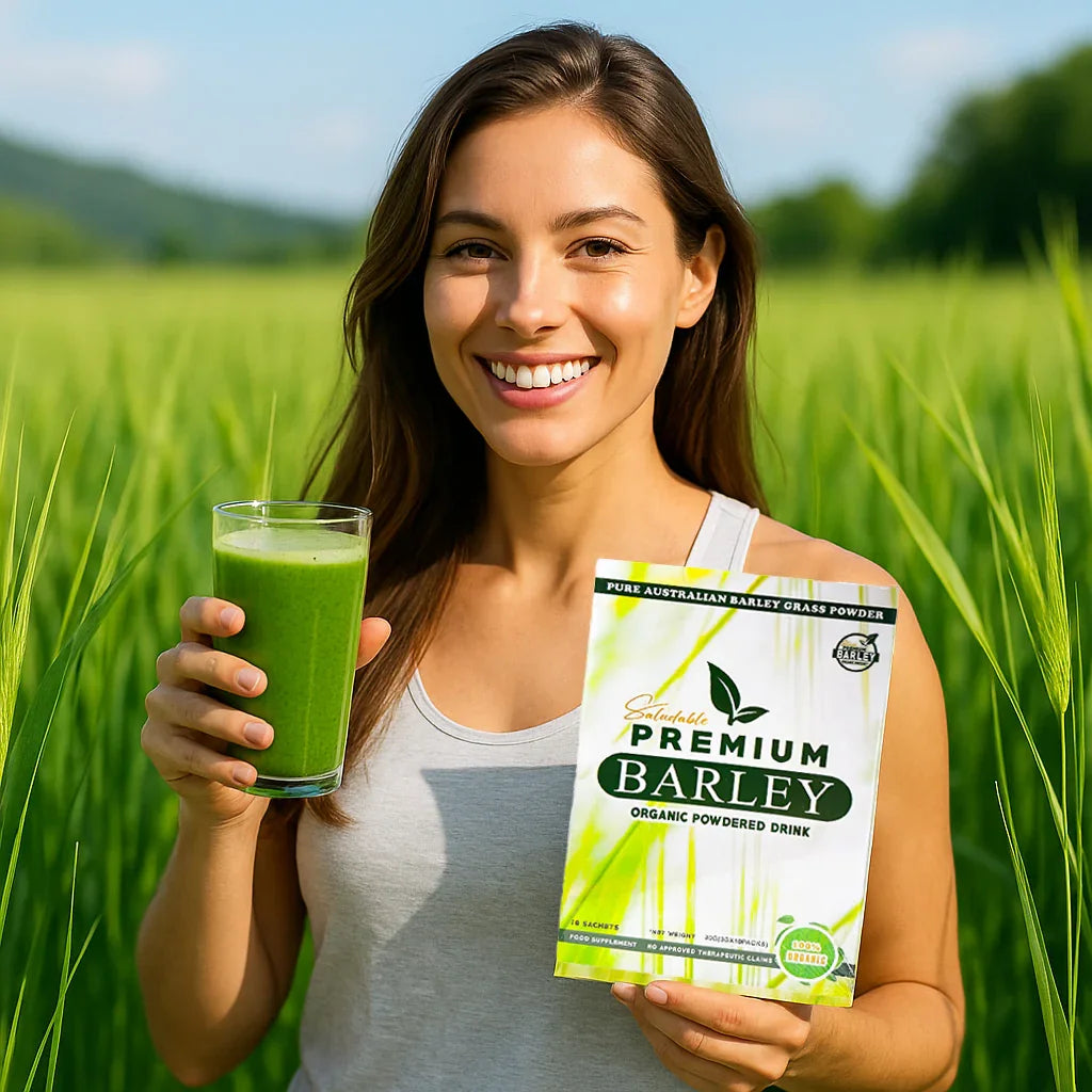 Saludable Premium Barley Organic Powdered Drink - 3g x 10 Sachets