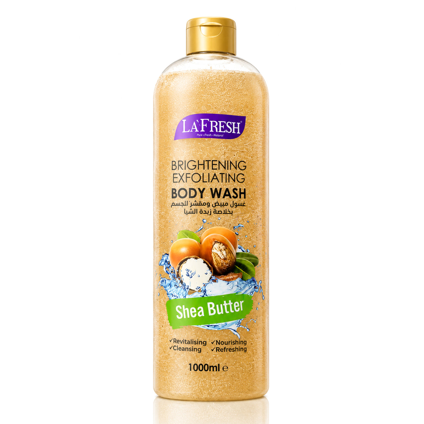 La Fresh Shea Butter Brightening Body Wash - 1000ml