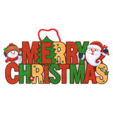 Merry Christmas Wall Door Hanging Ornaments With Light - 4205N