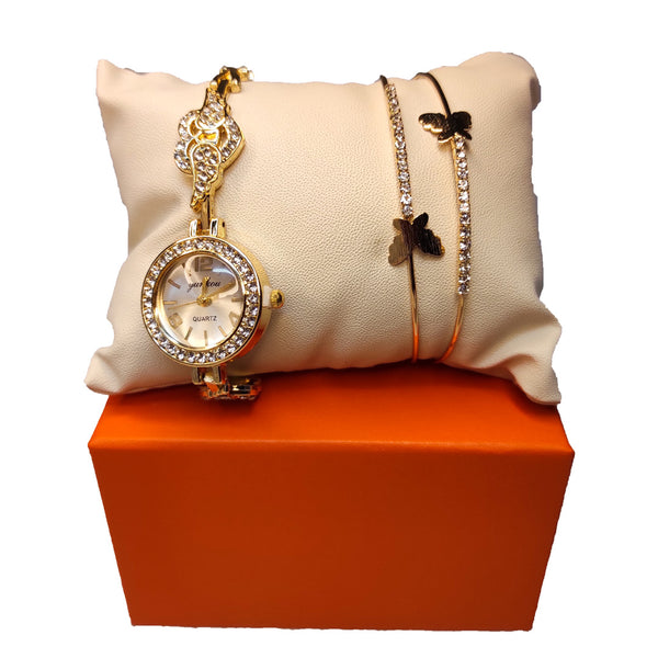 Luxury Women Wrist Watch With Bracelet - WB10