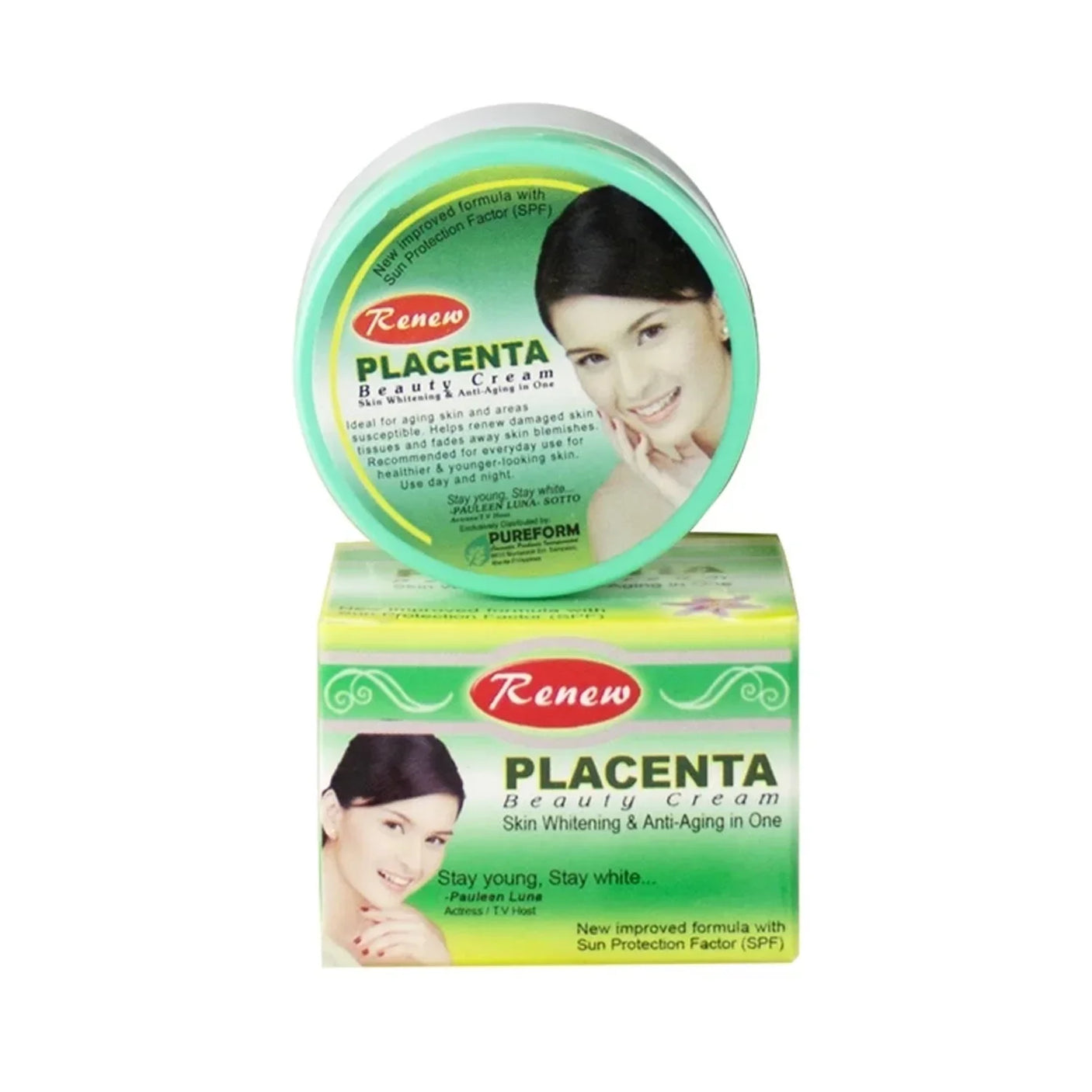 Renew Placenta White Soap + Beauty Cream - 90g + 15g (Combo Offer)