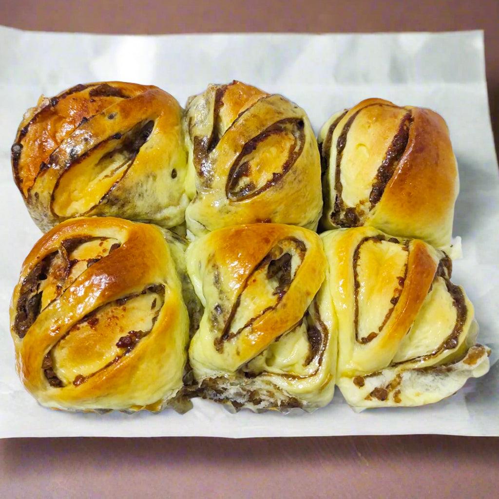 Chocolate Hopia Bread