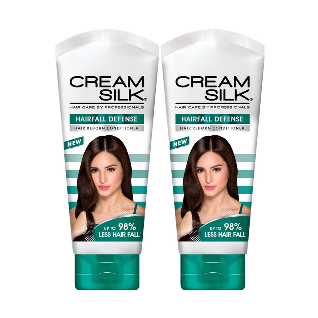Cream Silk Hair Fall Defense Conditioner Green Hair Conditioner - 2 x 180 ml