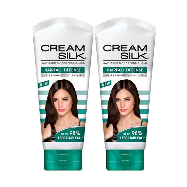 Cream Silk Hair Fall Defense Conditioner Green - 2 x 180 ml