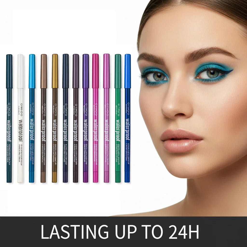 Ever Beauty Waterproof Contour Clubbing Eye Pencil - 12 Colors