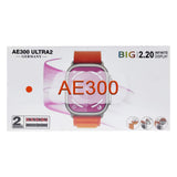 ساعة ذكية بشاشة كبيرة 2.20 بوصة - AE300